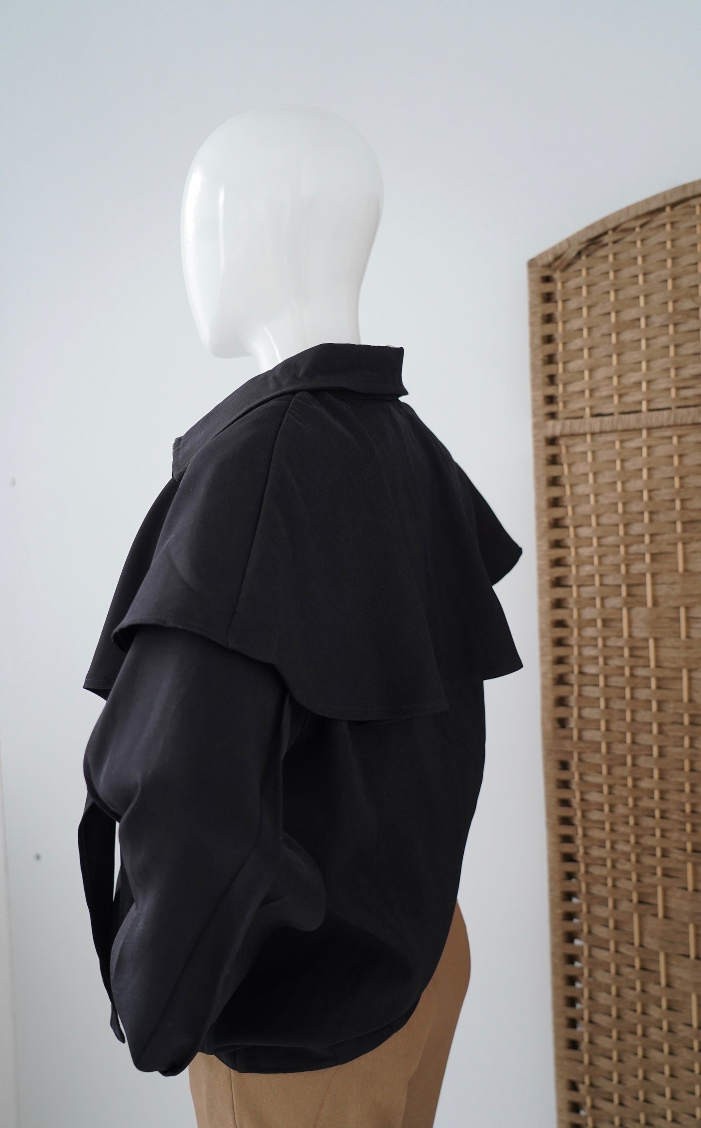 Chic Black Oversized Jacket