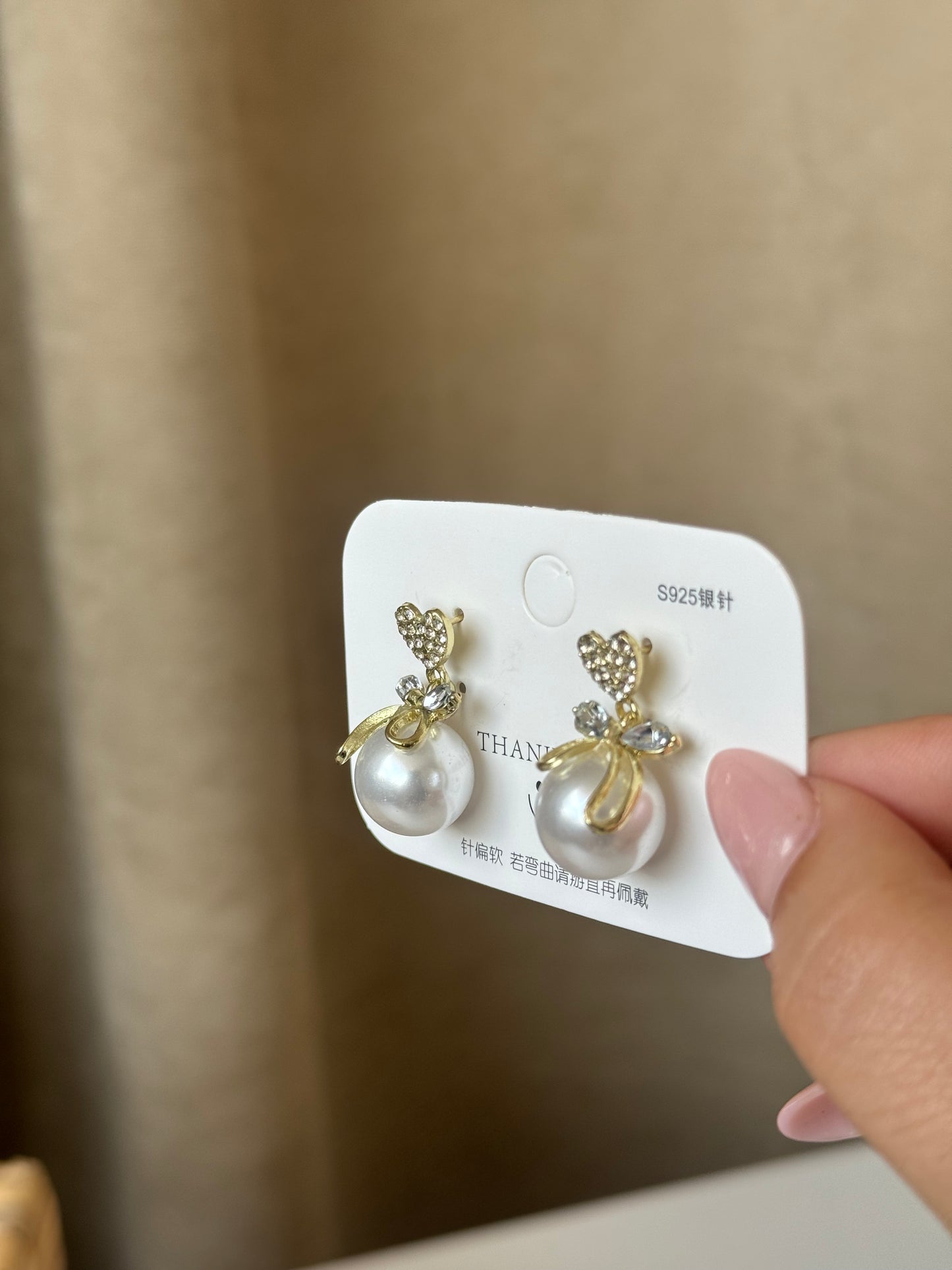 Classic Earrings Gold & Pearl