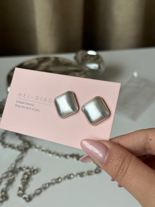 Simple Earrings Pearl Material