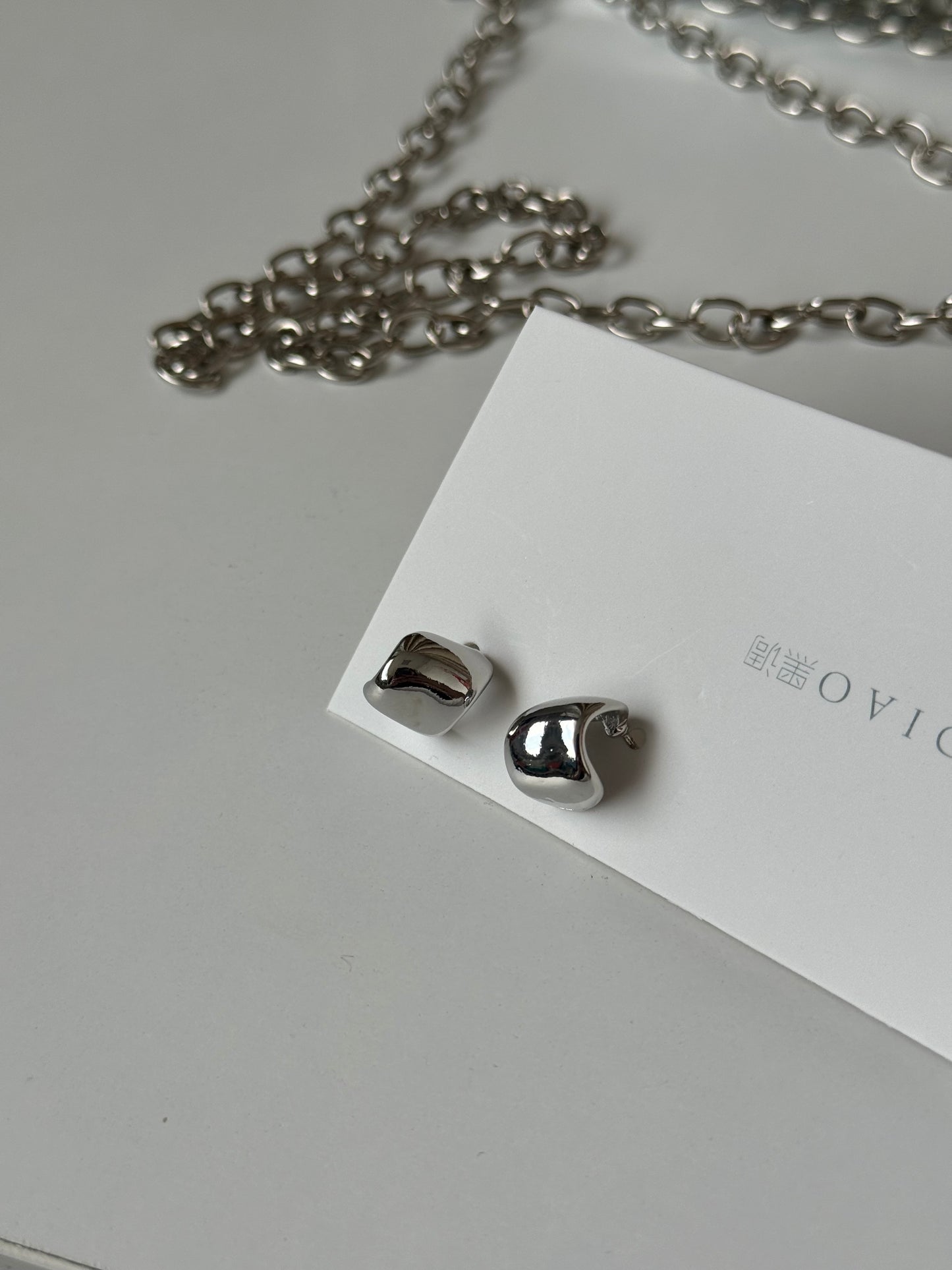 Silver Simple Earrings