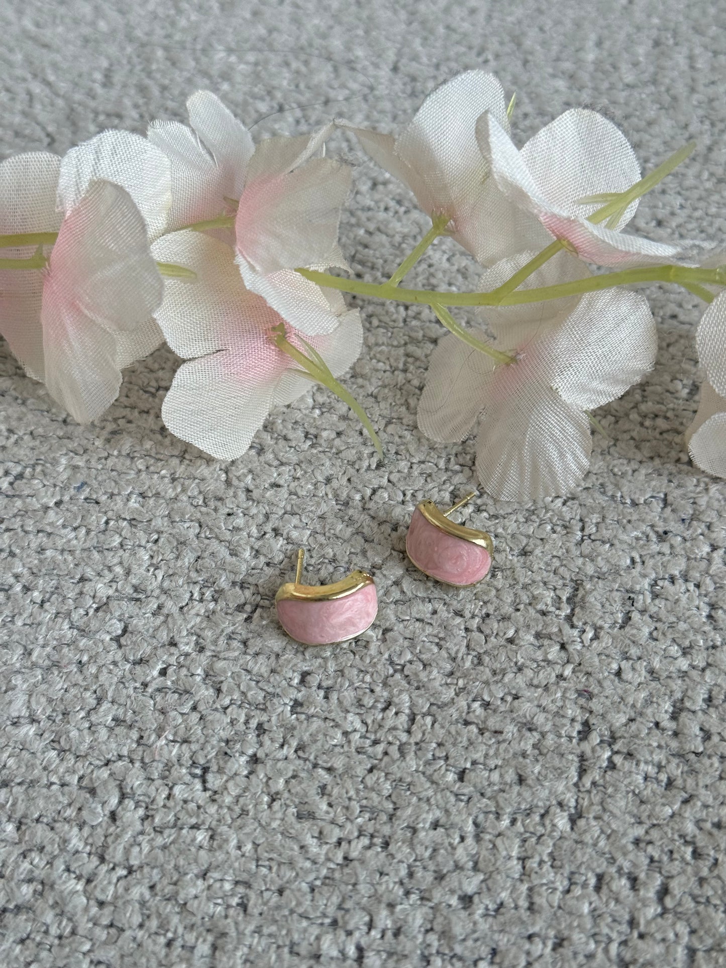 Pink Earrings Classic