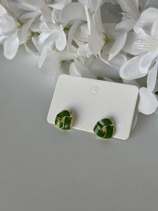 Green Earrings