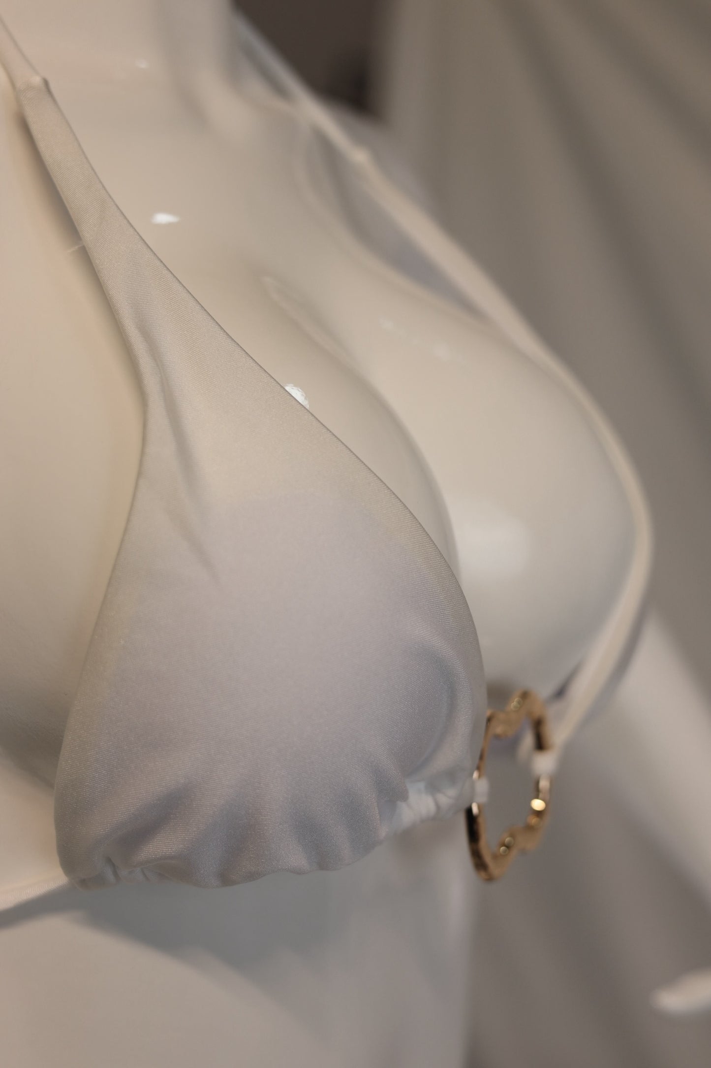 Elegant Black Bikini with Gold Details