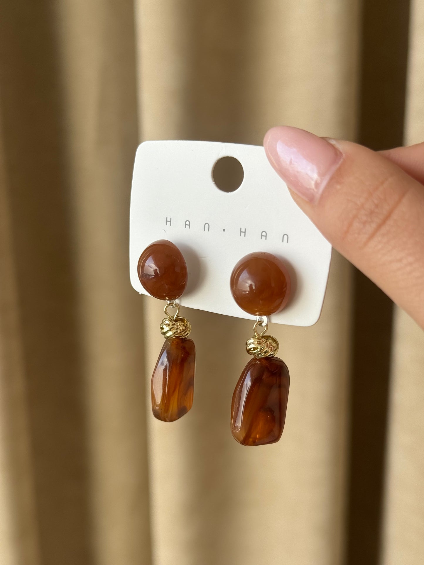 Natural Crystal Earrings