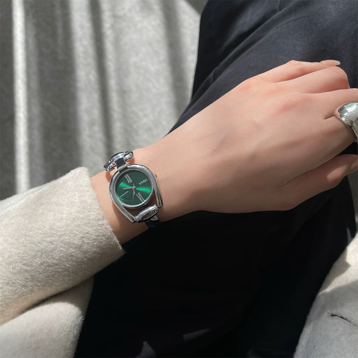 YFRN Bracelet Watch – Green Dial