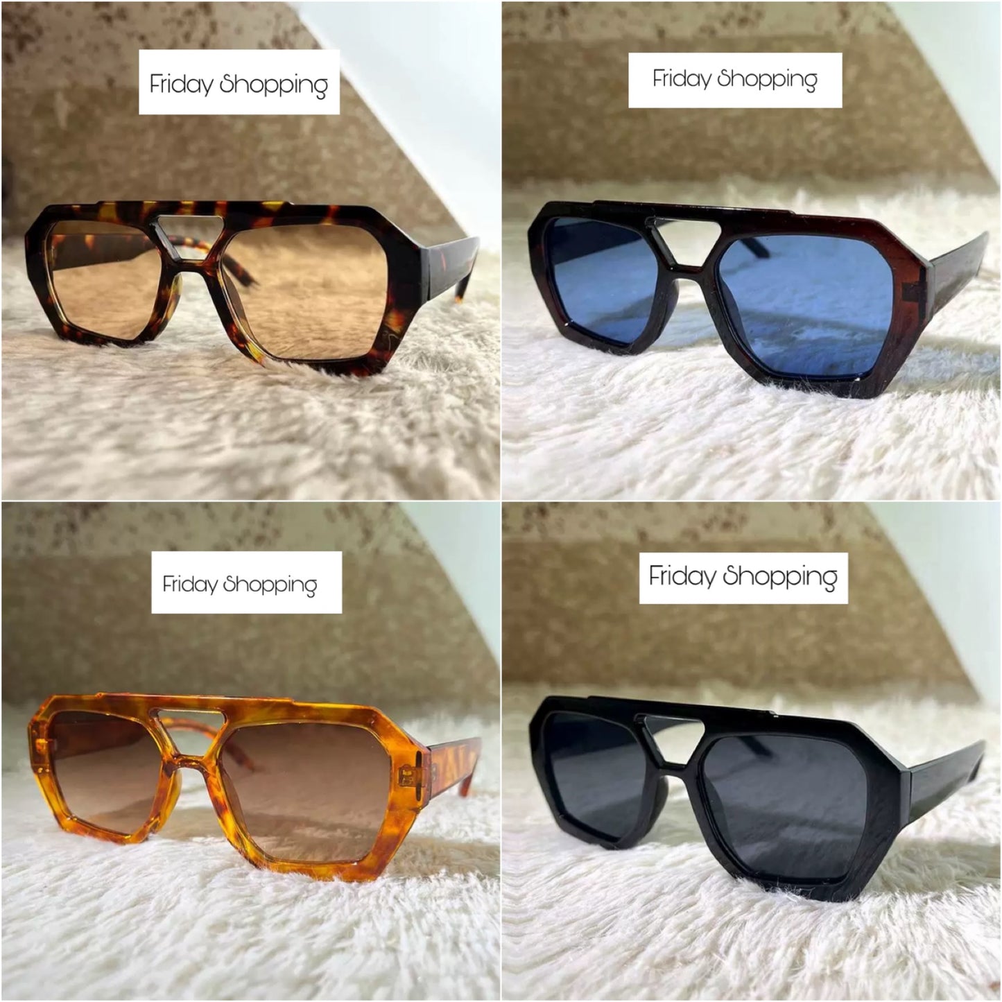 Sunglasses: Elevate your style with these bold, geometric frames!