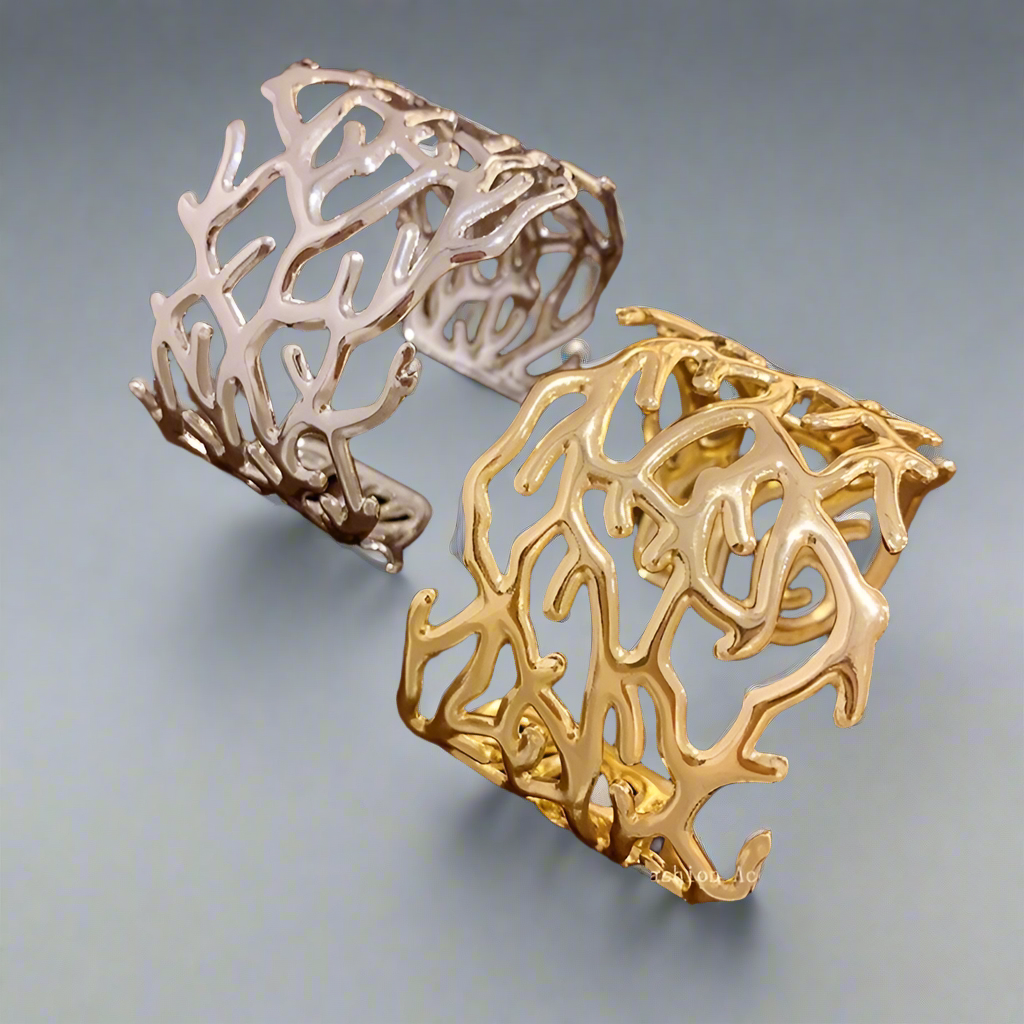 Steel Coral Elegance Bracelet