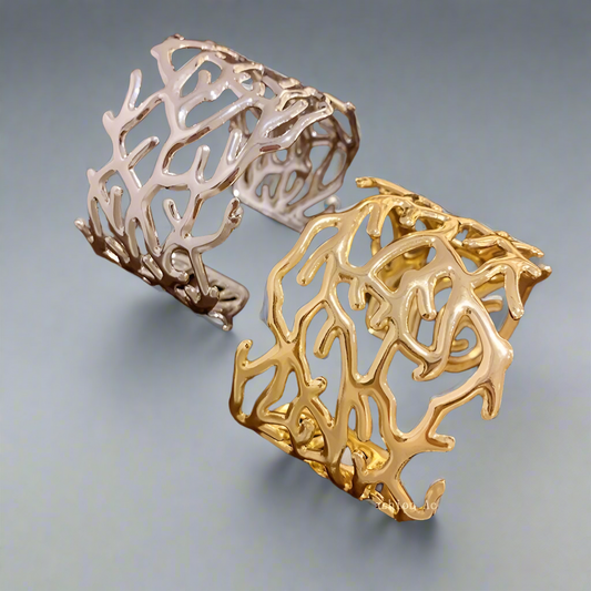 Steel Coral Elegance Bracelet