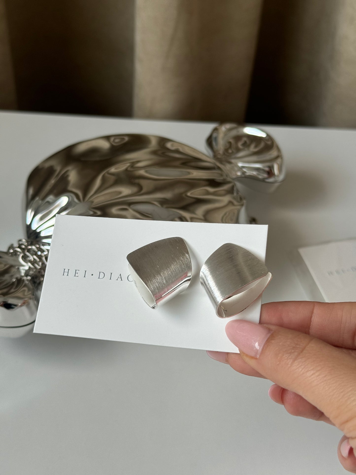 Silver Earrings Style 25