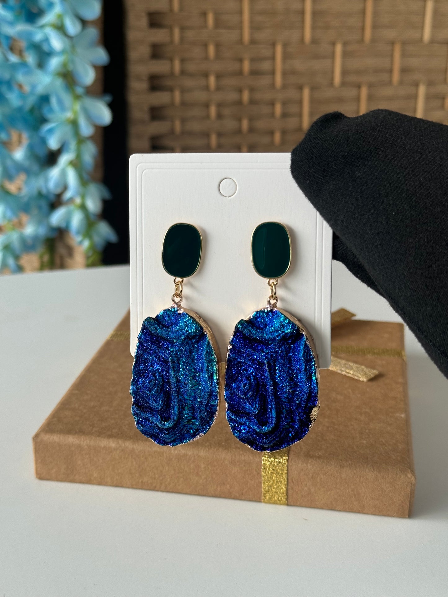 Elegant and luxurious — these deep blue