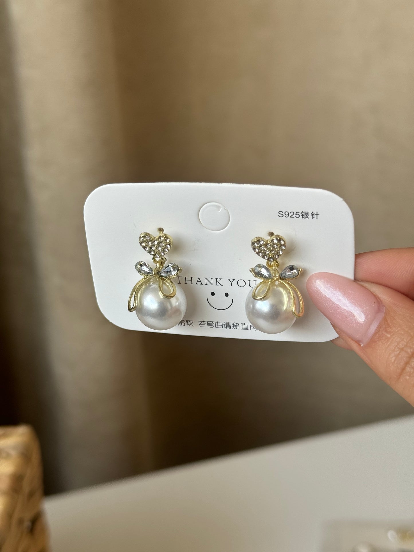 Classic Earrings Gold & Pearl