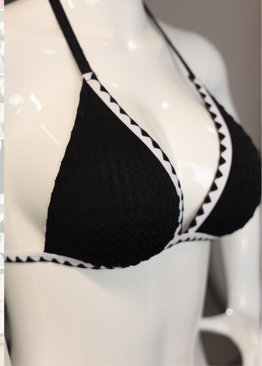 Black & White Triangle Bikini