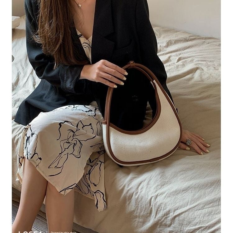 Elegant Crescent Handbag