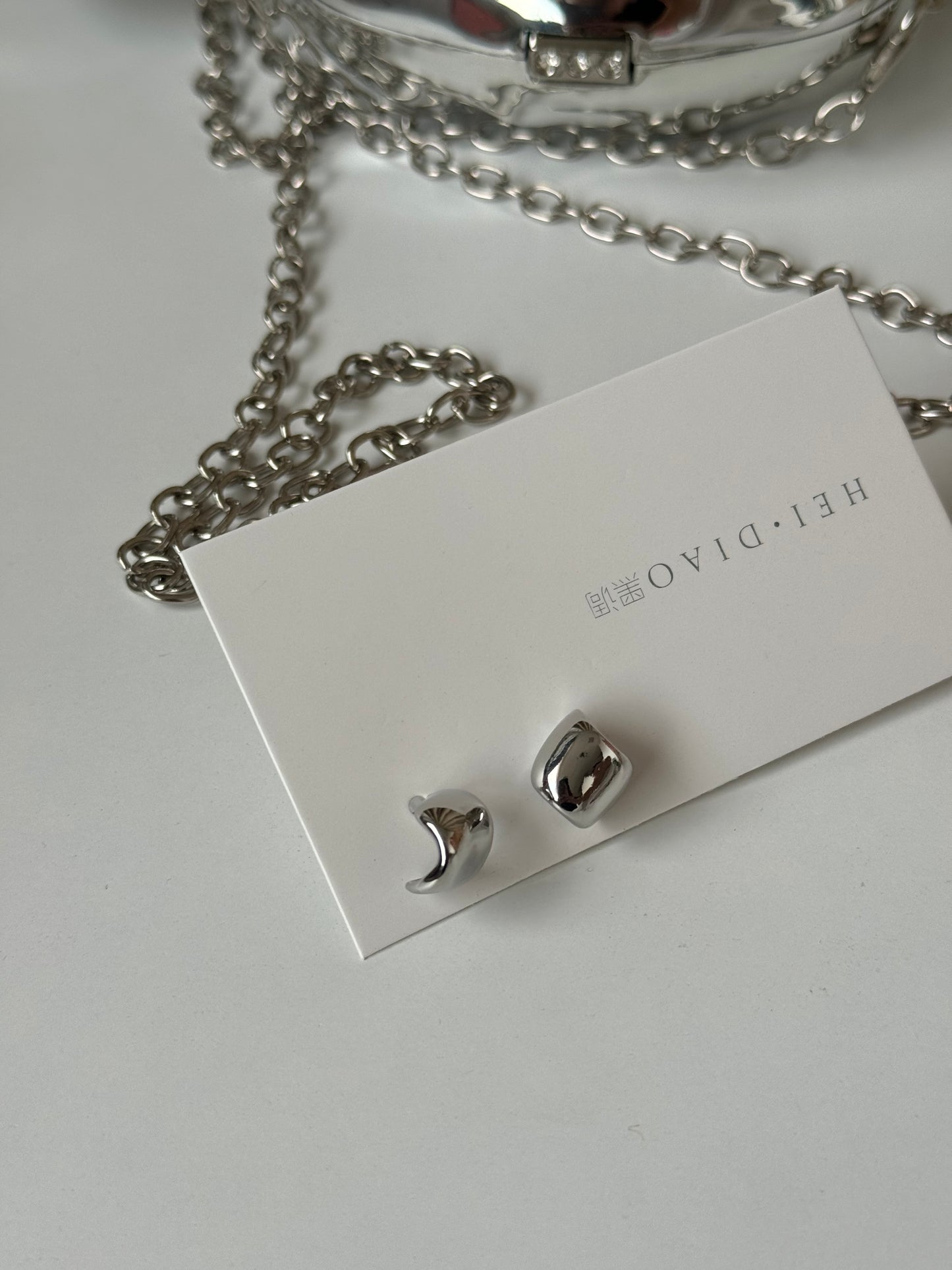 Silver Simple Earrings