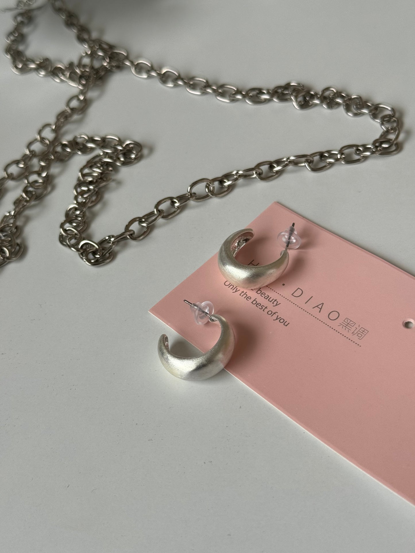 Simple Earrings Silver