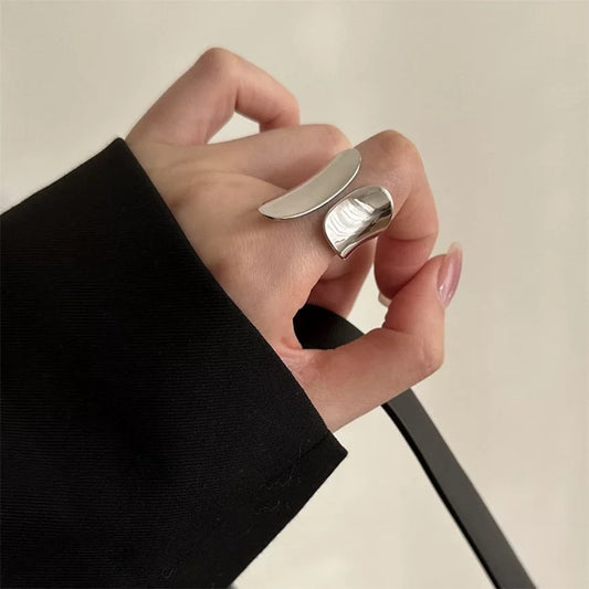 Modern Open Curve Ring