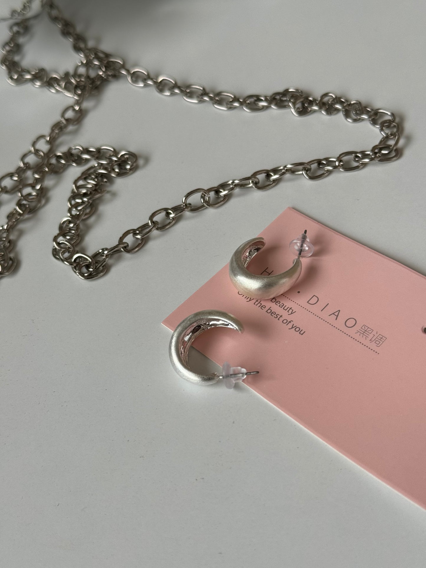 Simple Earrings Silver