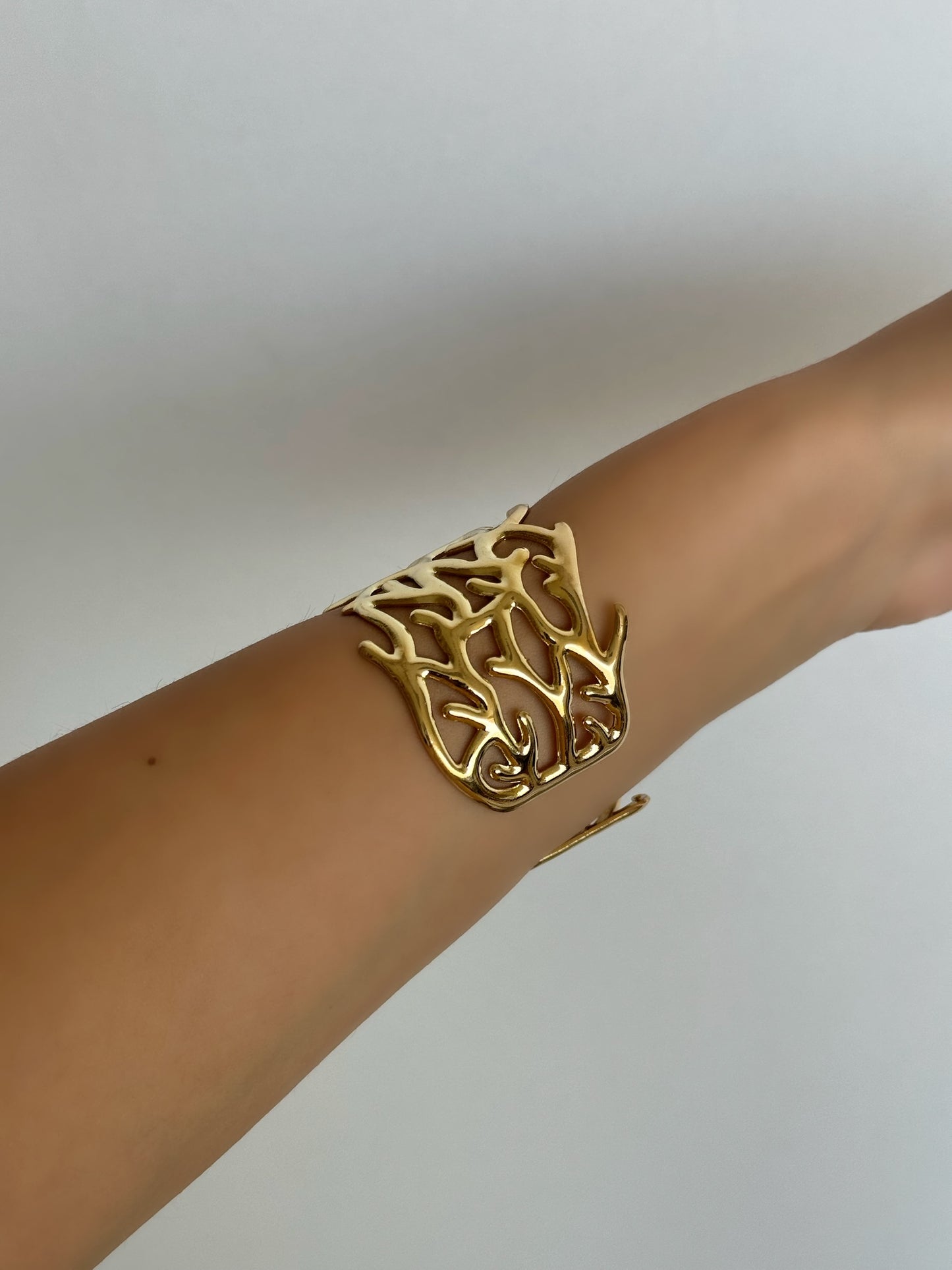 Bold gold Cuff