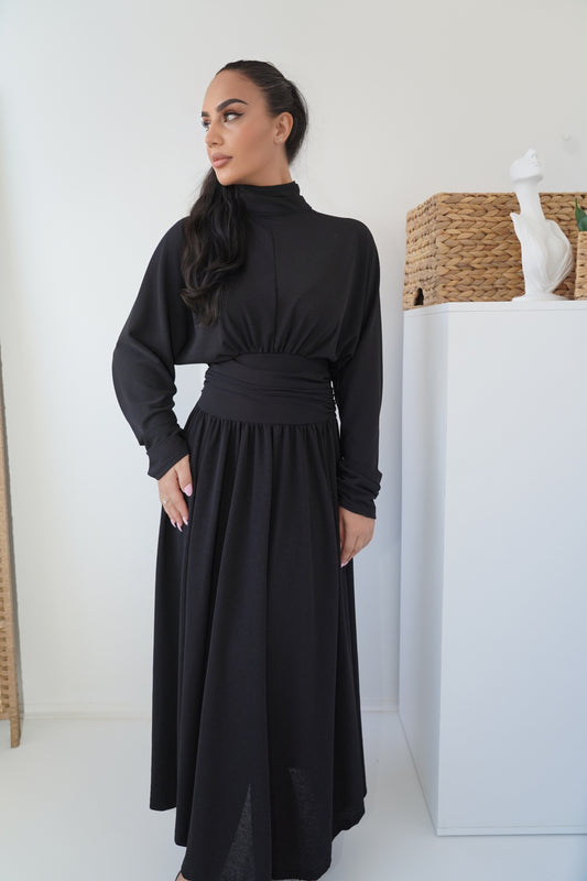 Timeless black maxi dress