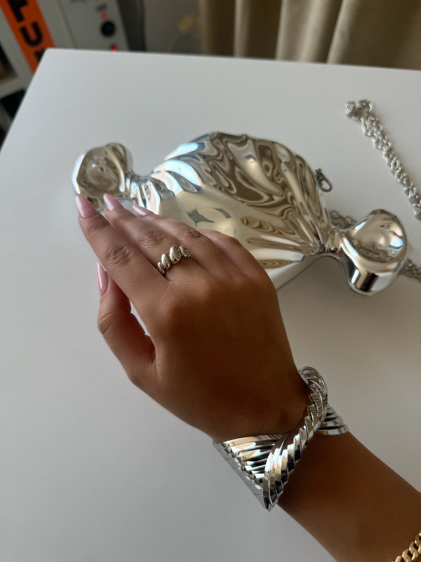 Chunky Silver Statement Ring