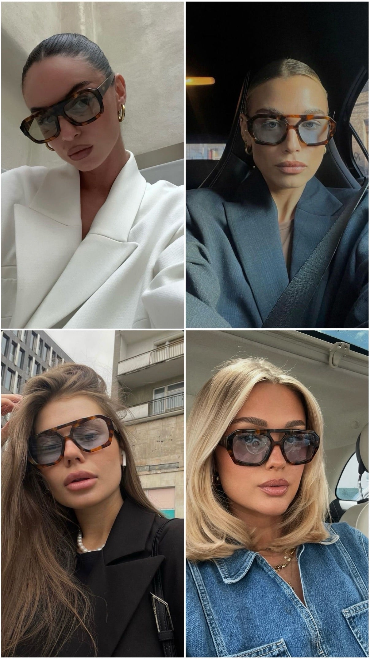 Sunglasses: Elevate your style with these bold, geometric frames!