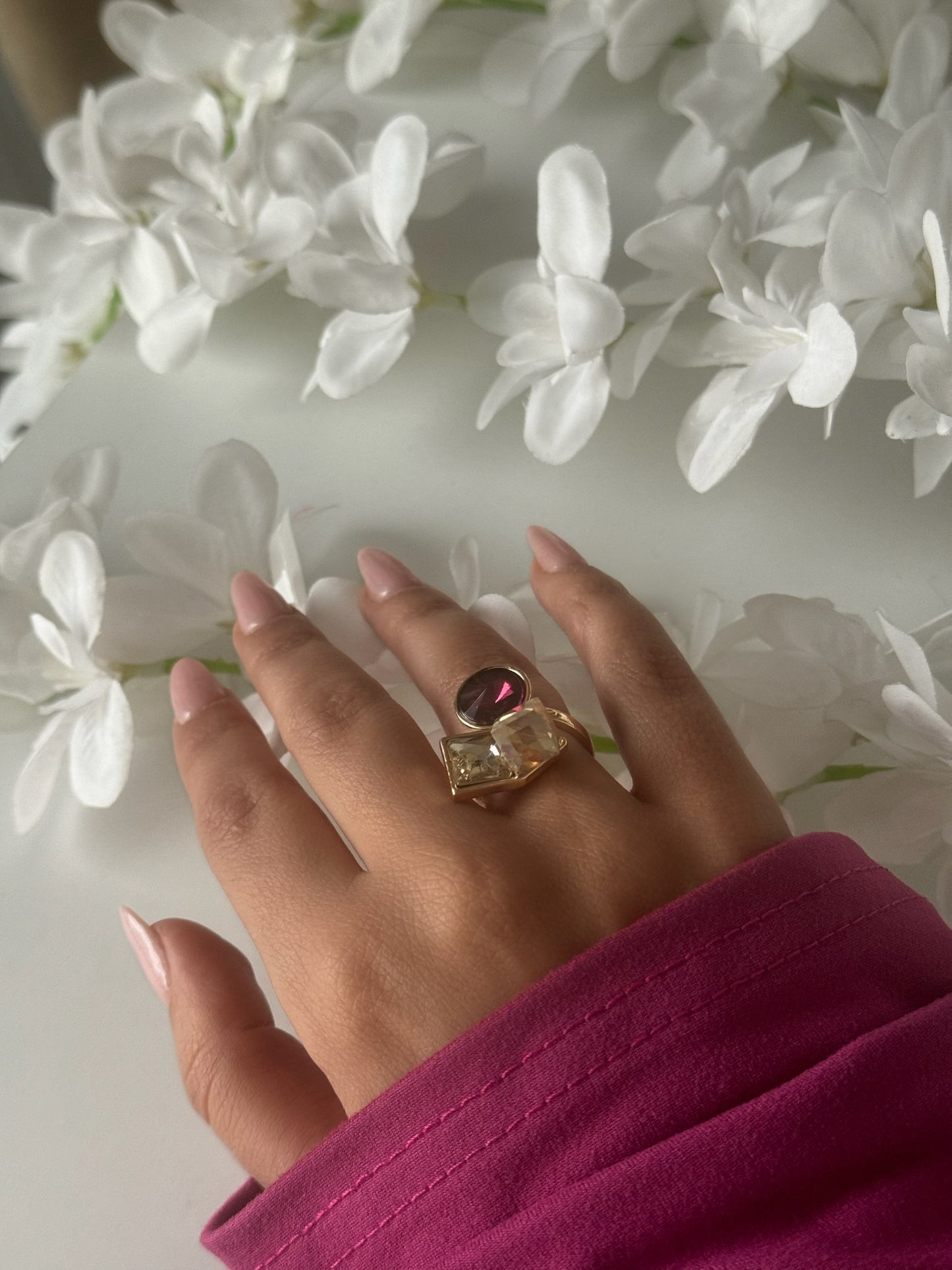 Bold and golden with a touch of sparkle.”