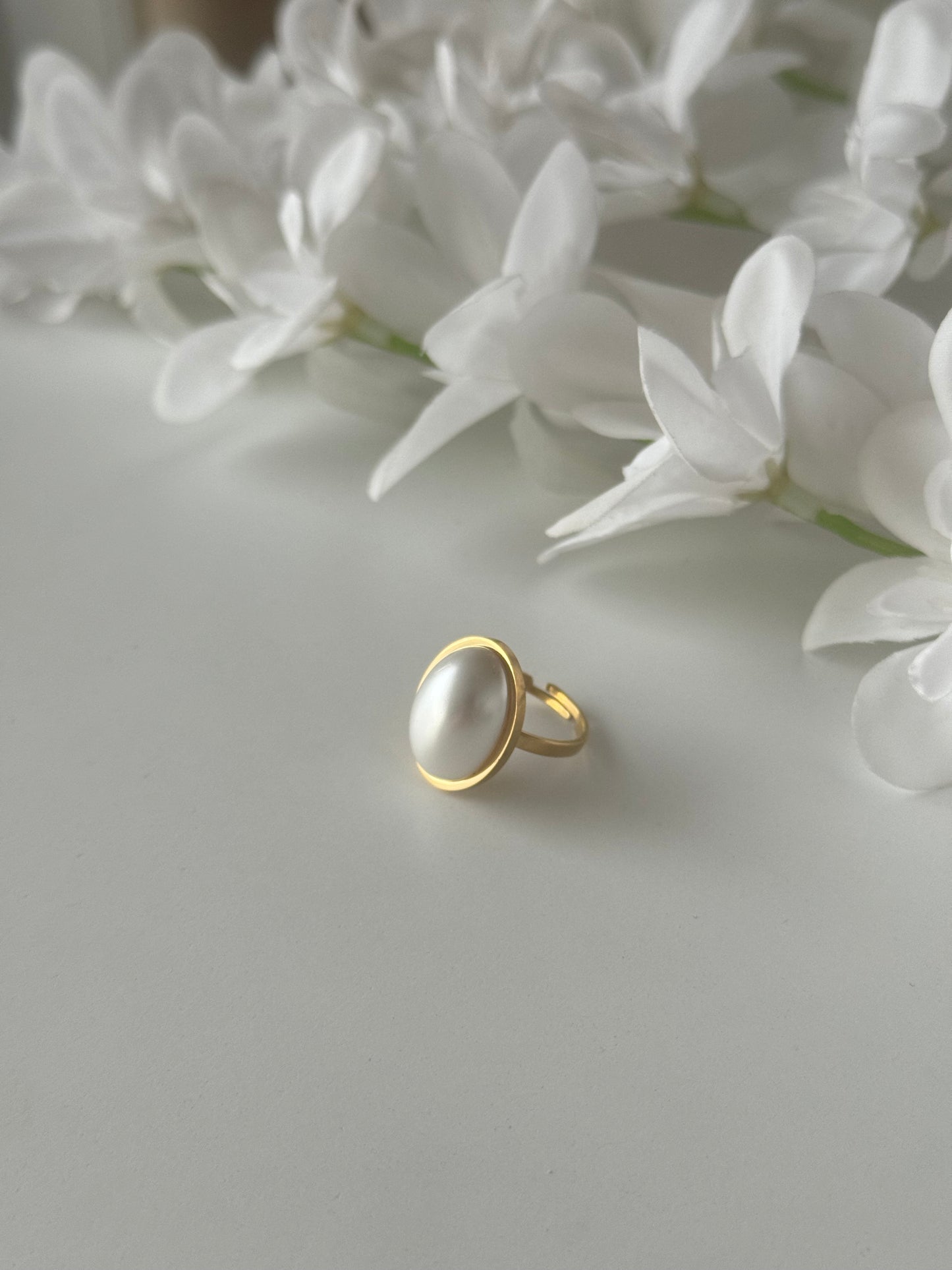 Wedding Ring Pearl