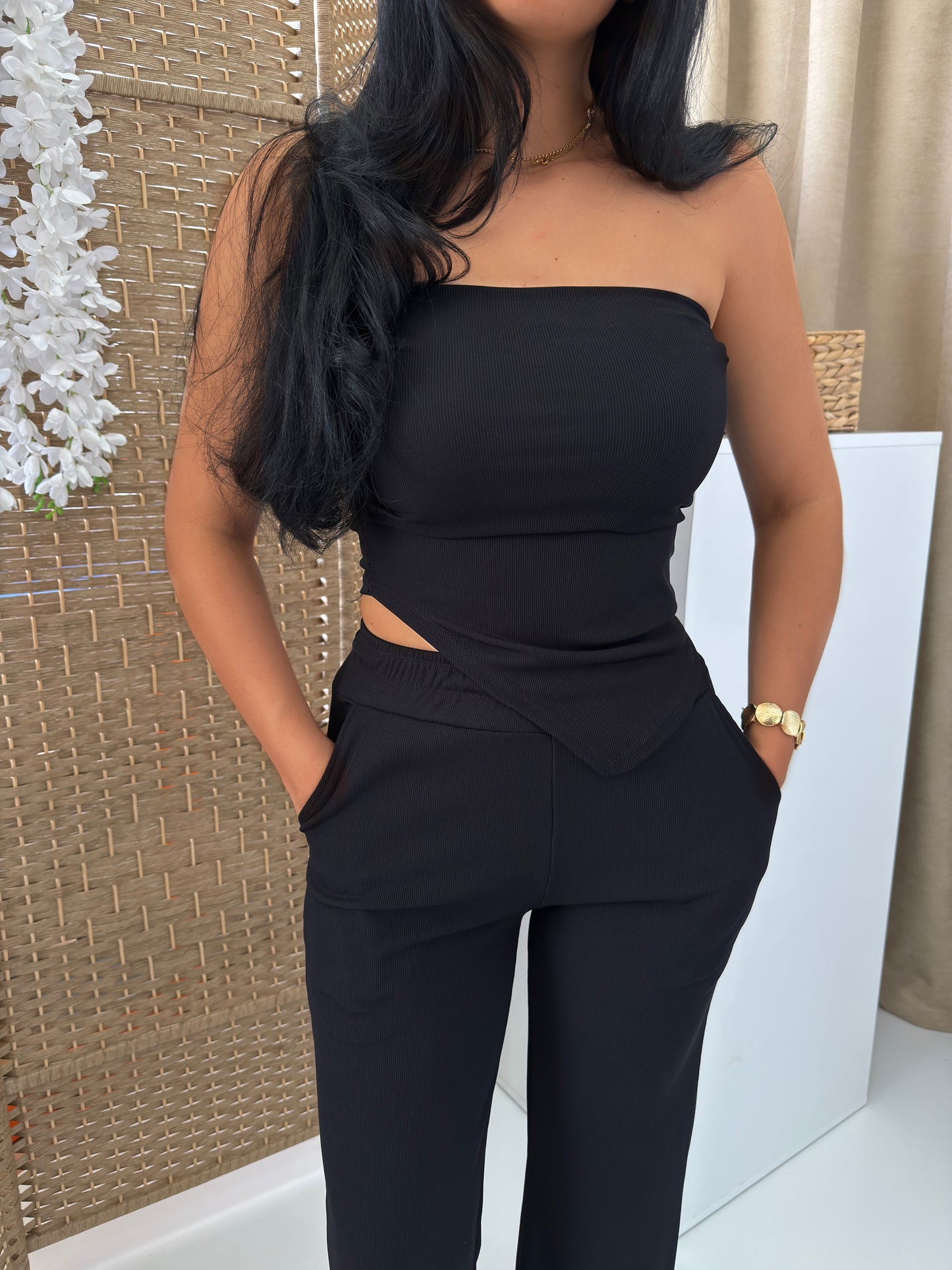 Black two-piece set