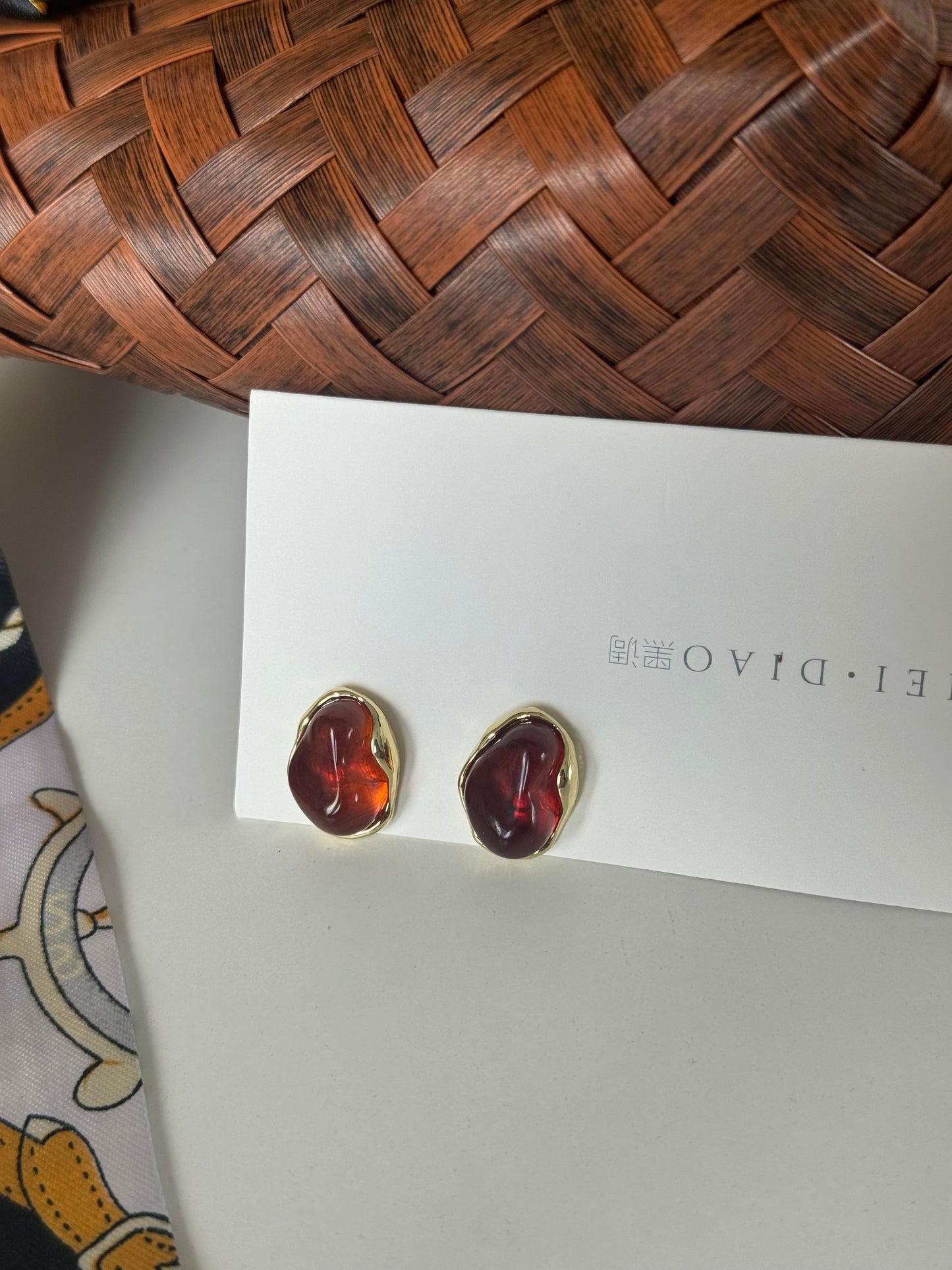 Crystal Brown Earrings