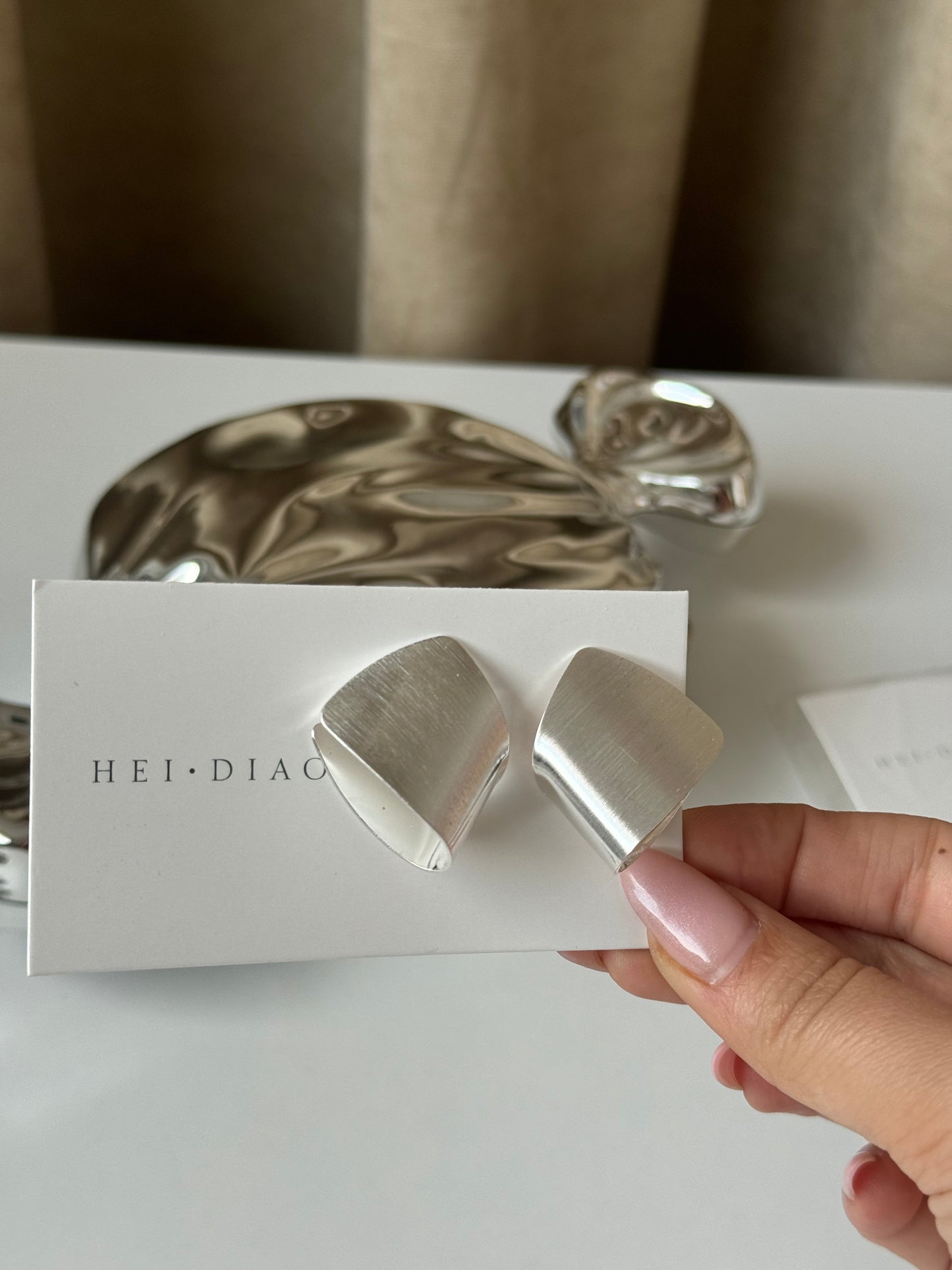 Silver Earrings Style 25