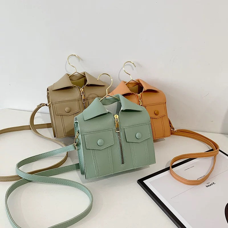 Introducing our Beige Jacket-Style Handbag