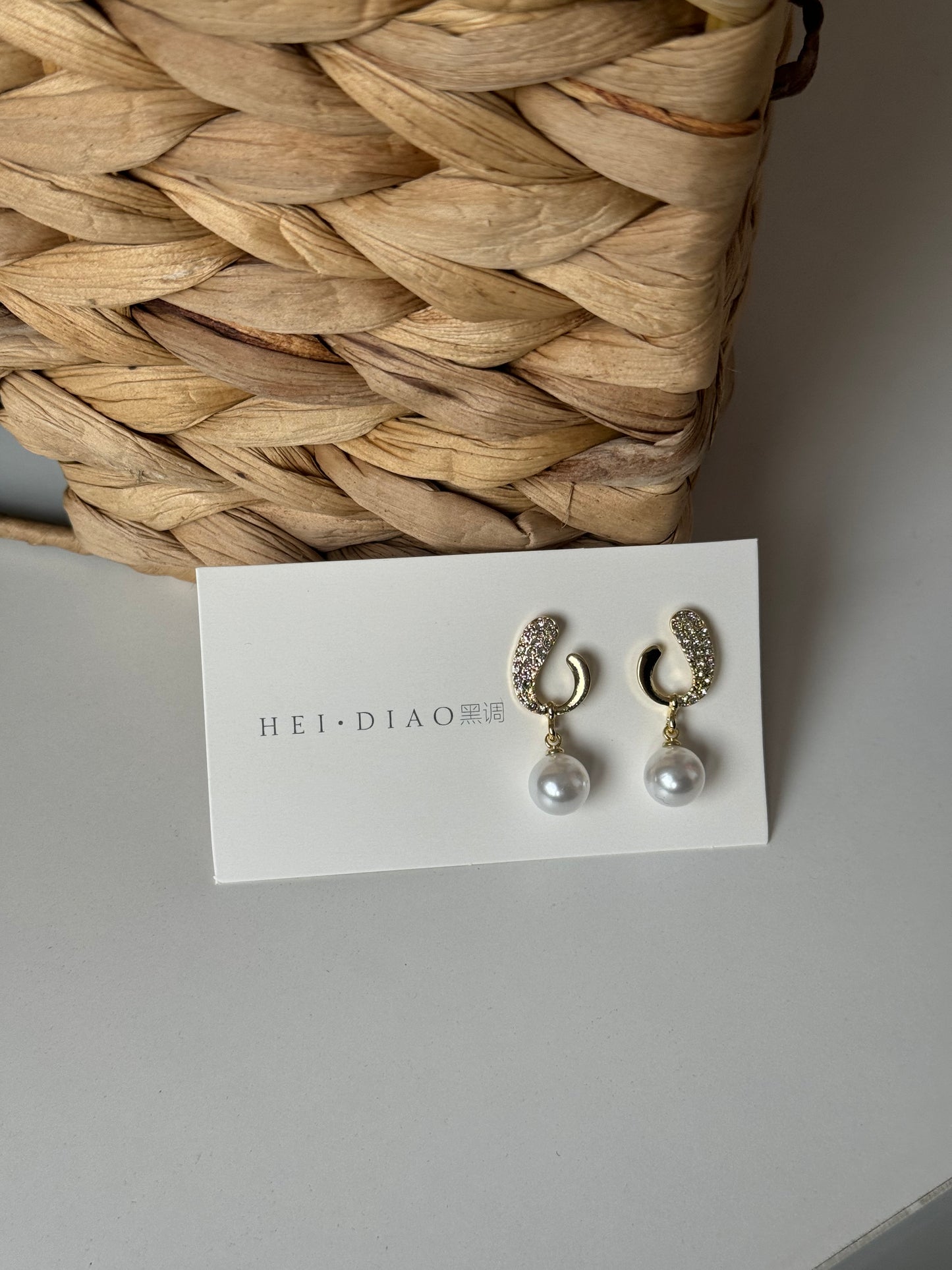 Earrings Gold & Pearl