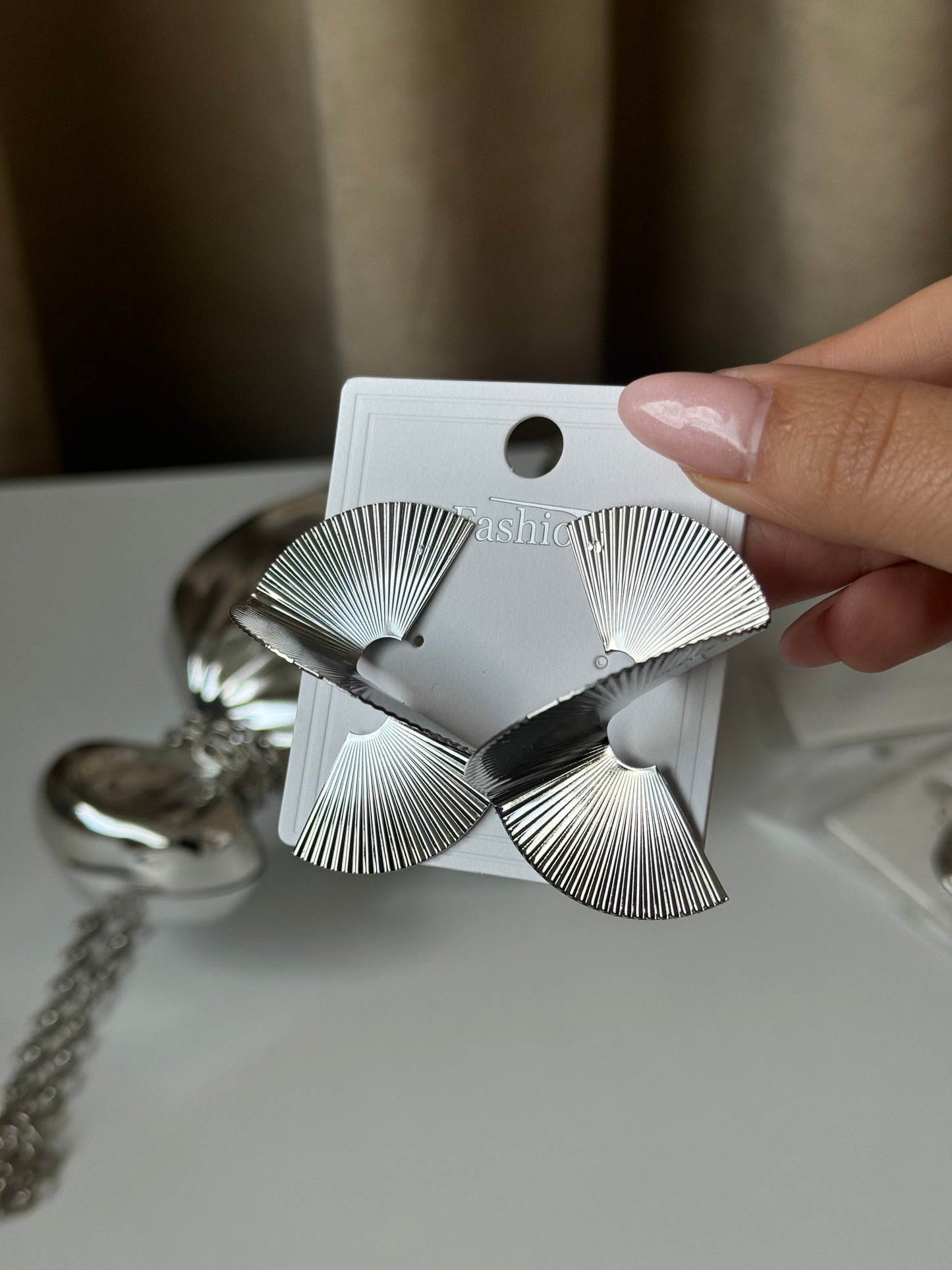 Elegant Silver Earrings Design Unique