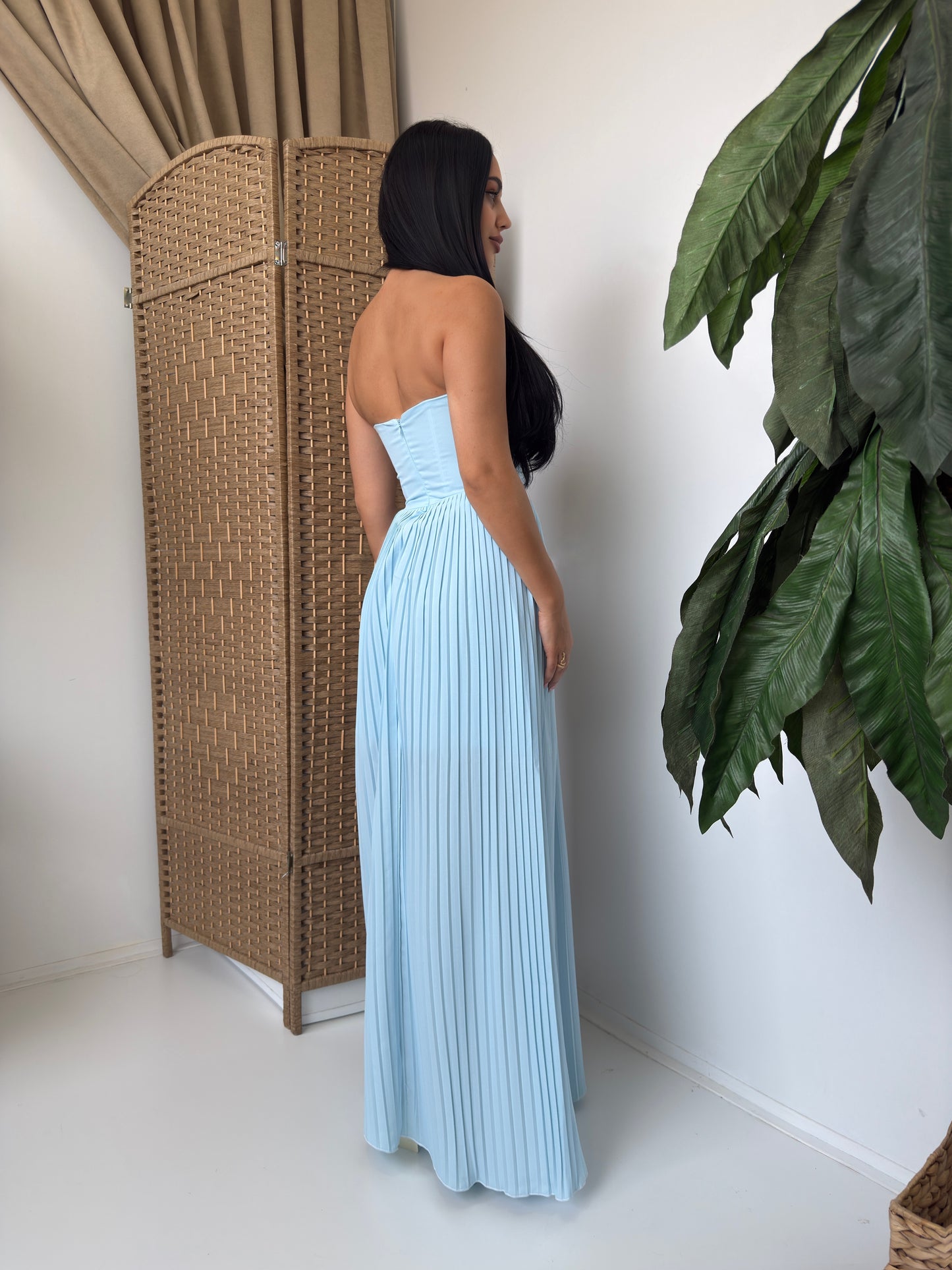 Sky Blue dresses Elegant