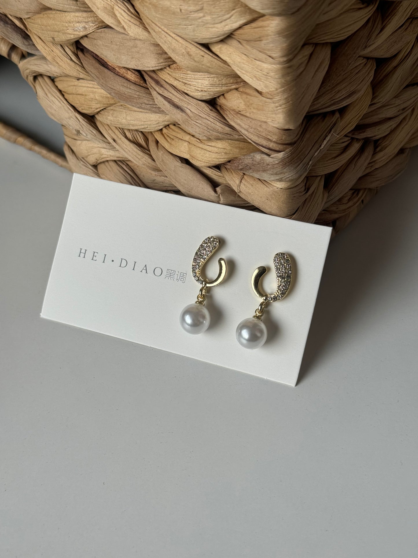 Earrings Gold & Pearl