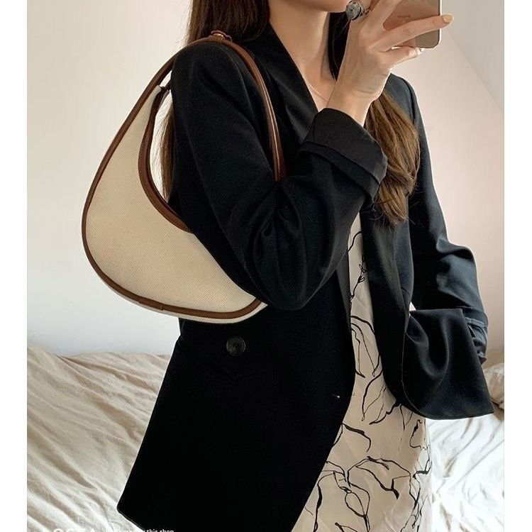 Elegant Crescent Handbag