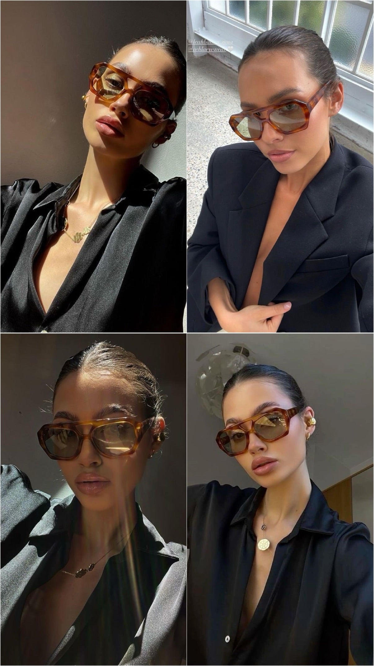 Sunglasses: Elevate your style with these bold, geometric frames!