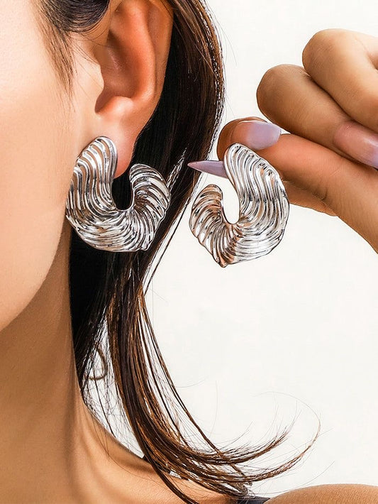Silver Earrings Style