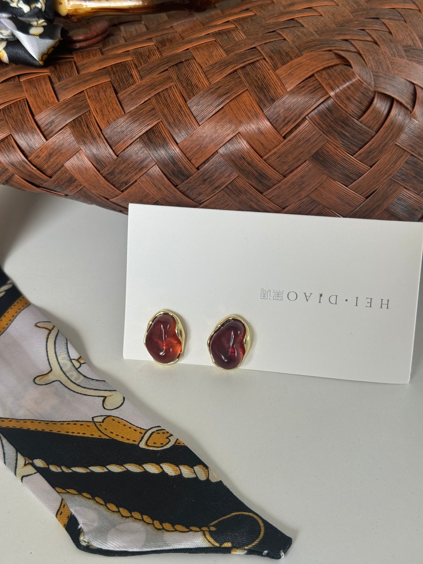 Crystal Brown Earrings