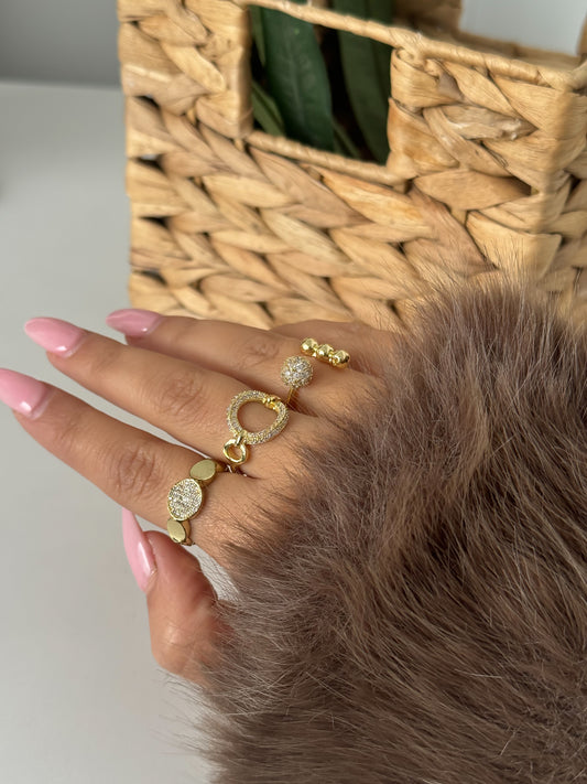 3 Pcs Ring Gold