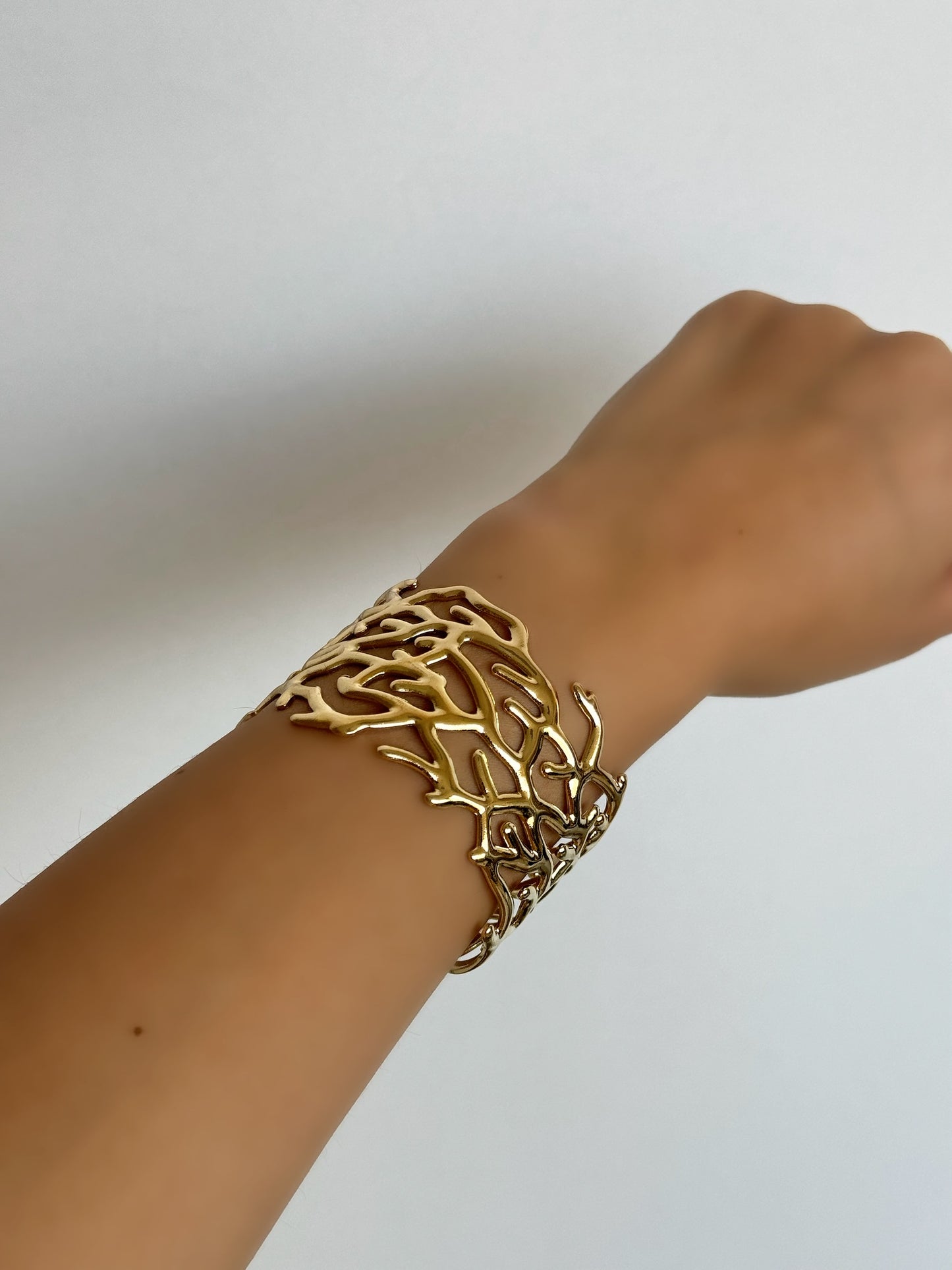 Bold gold Cuff