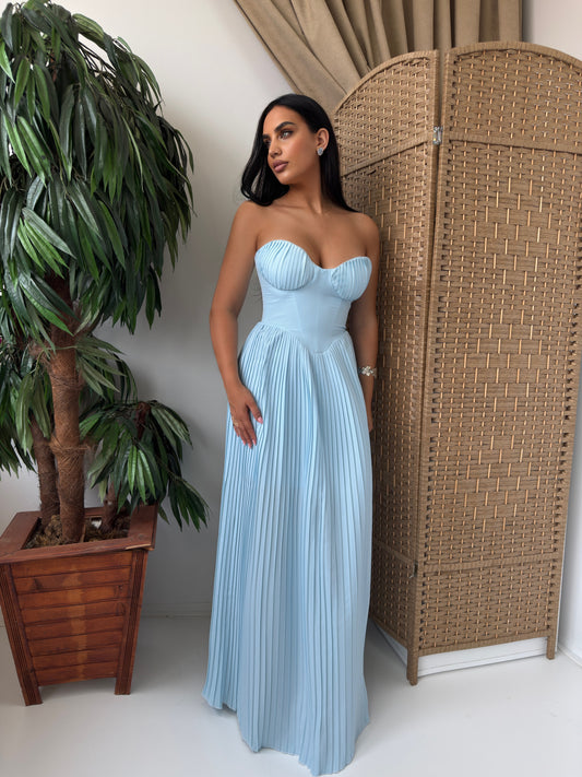 Sky Blue dresses Elegant