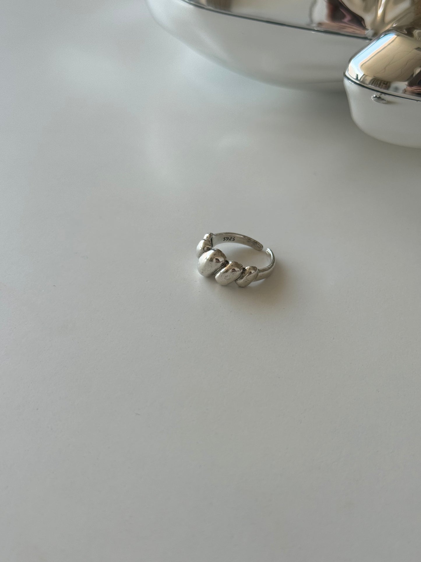 Chunky Silver Statement Ring