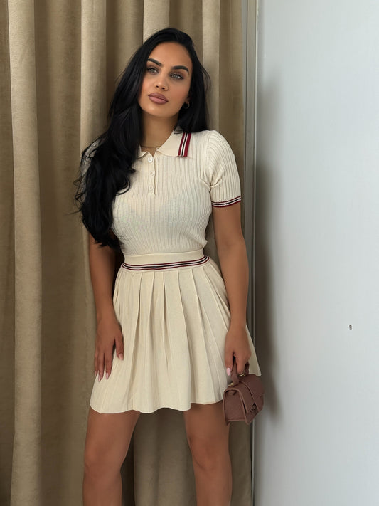 Cream two-piece set classic