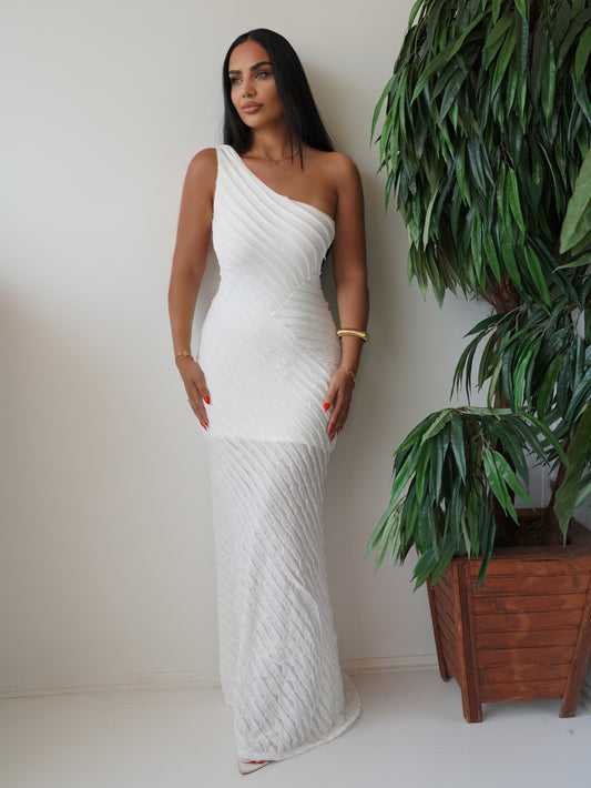 Elegant white Dress Summer