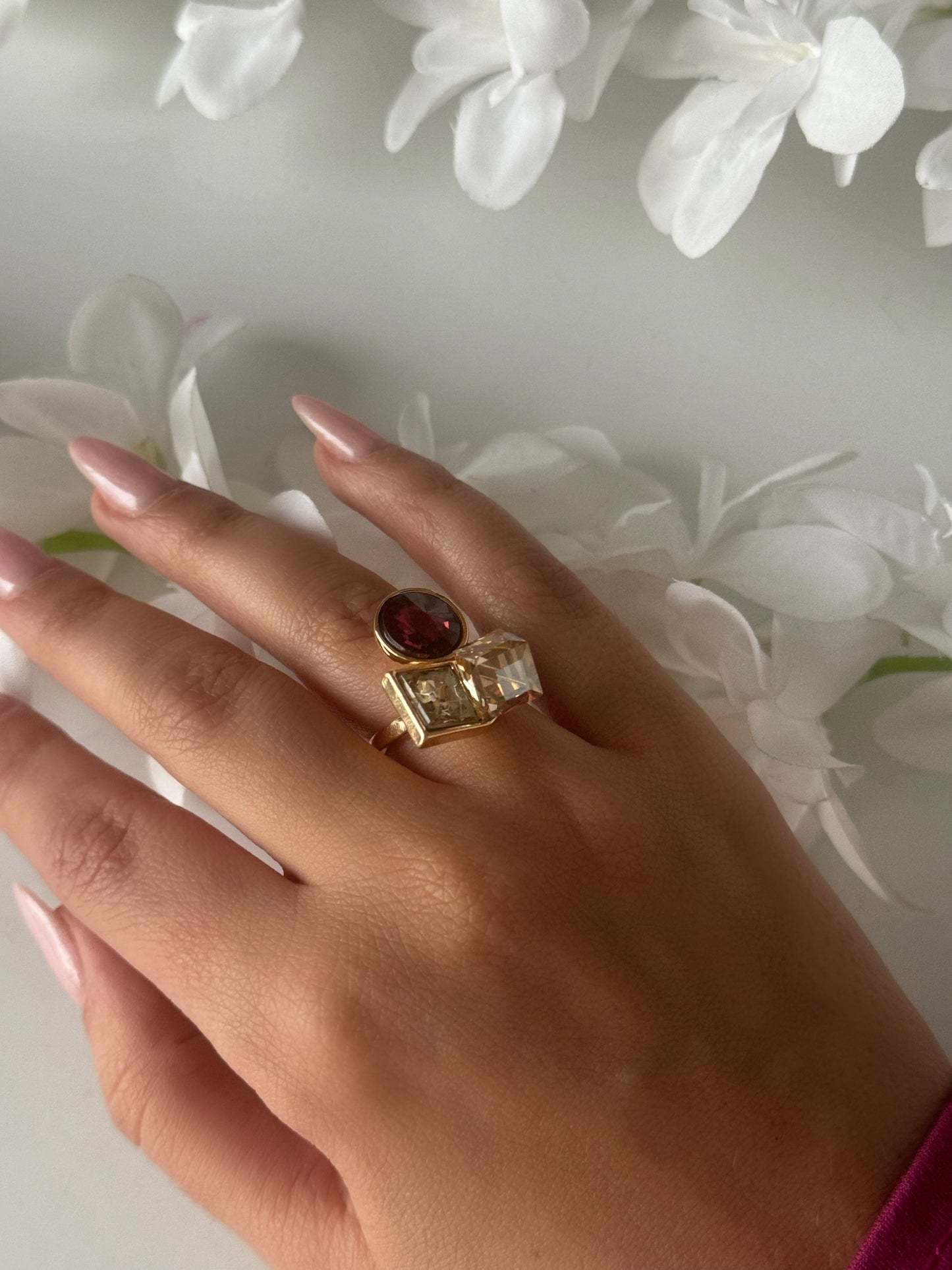 Bold and golden with a touch of sparkle.”