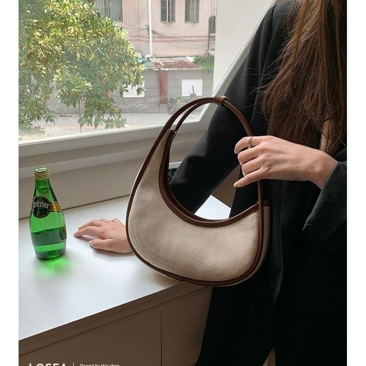 Elegant Crescent Handbag