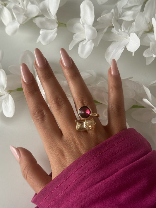 Bold and golden with a touch of sparkle.”